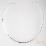 Sterling Silver Oval Choker